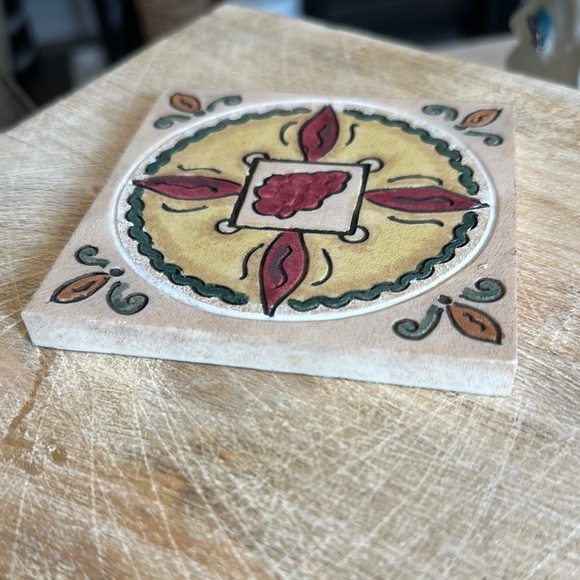 HOME DECOR | Decorative Ceramic Coasters with Floral Design - Picture 5 of 5